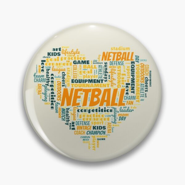 Item preview, Netball girl heart designed and sold by chrlalexandru.