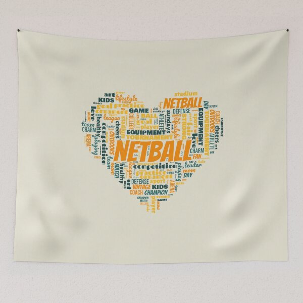Item preview, Netball girl heart designed and sold by chrlalexandru.