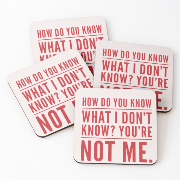 Item preview,  knowledge is mine red -bad attitude sayings designed and sold by 1andydesign.