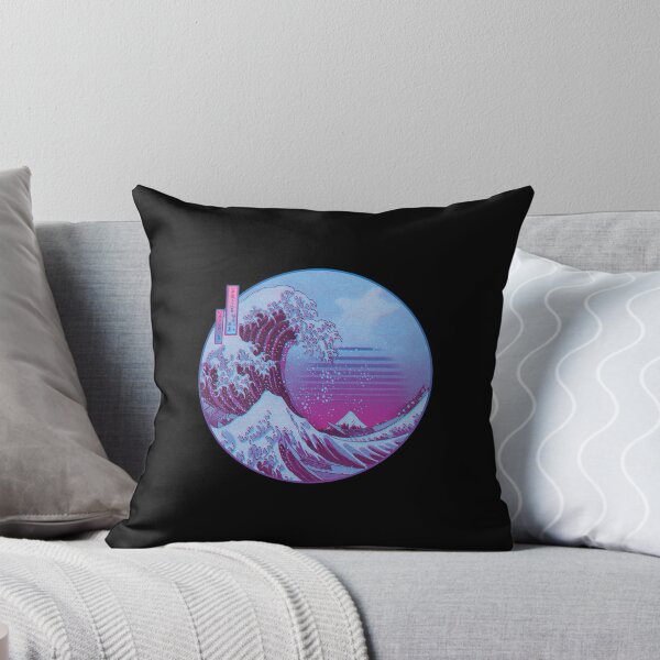 Aperçu de l'œuvre Grande vague au large de Kanagawa - Style Vaporwave créée et vendue par Pzuggler.