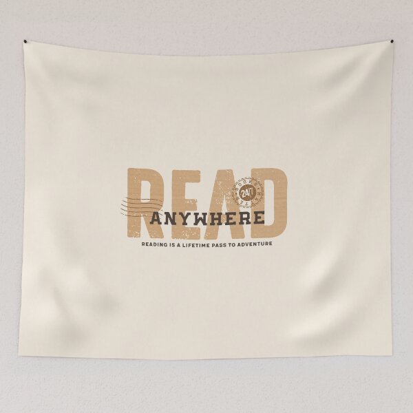 Item preview, Read Anywhere Vintage designed and sold by Geek Updated.