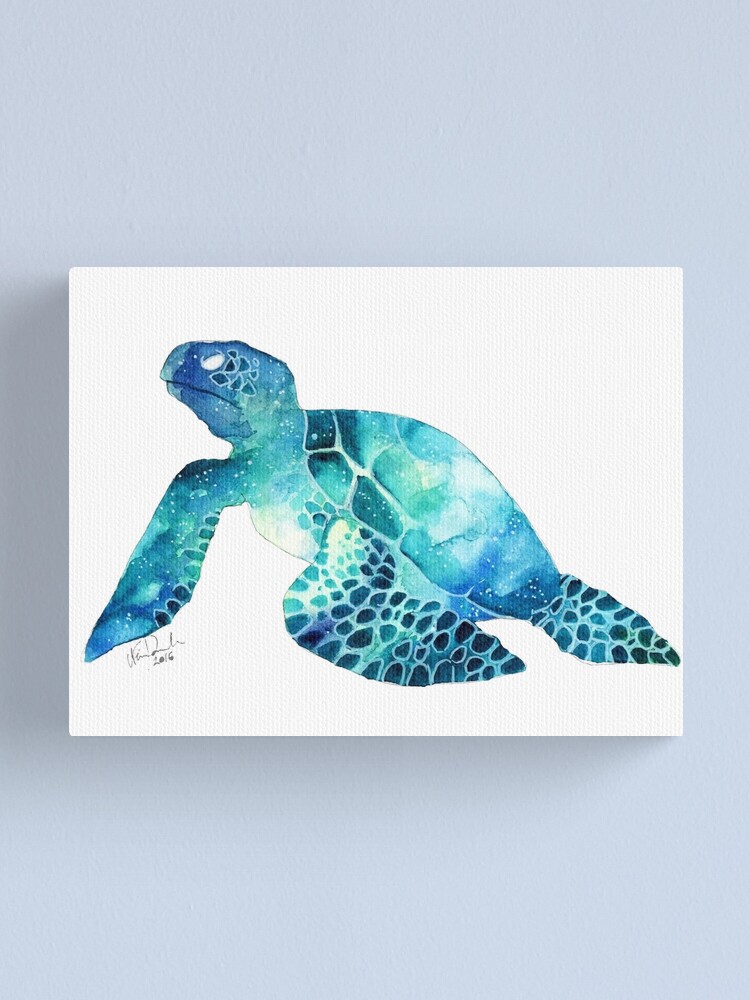 Canvas Print Space Turtle Prints Digital Prints Art & Collectibles etna ...