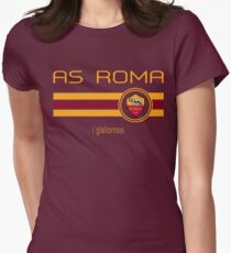 Serie A - AS Roma (Home Dark Red) Women's Fitted T-Shirt