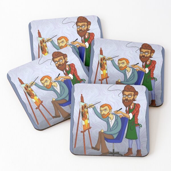 Item preview, Van Gogh - The Truth / Vincent Van Gogh jokes / funny cards / History jokes / barber / hairdresser designed and sold by mmadcomics.