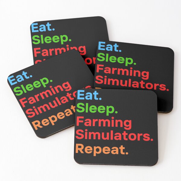 Item preview,  Eat._. Sleep_. Farming Simulators._. Repeat._. designed and sold by yslash.