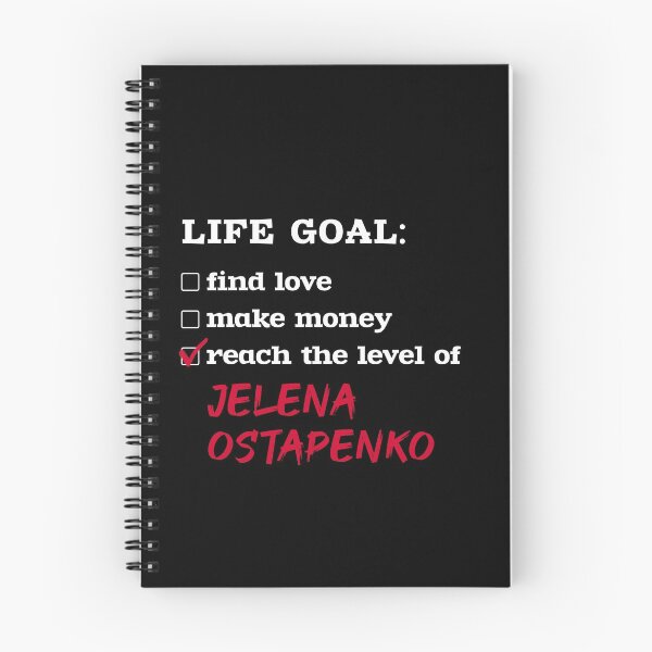 Item preview, Life goal - Jelena Ostapenko designed and sold by 2Girls1Shirt.