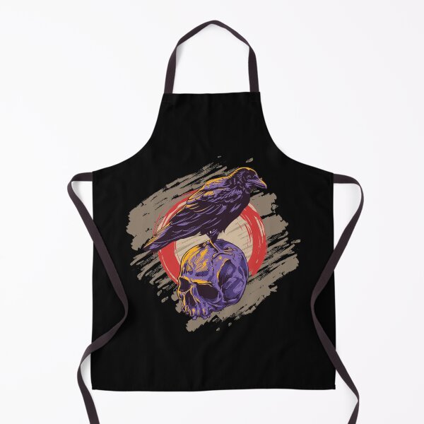 Item preview, crow on skull designed and sold by bisly.