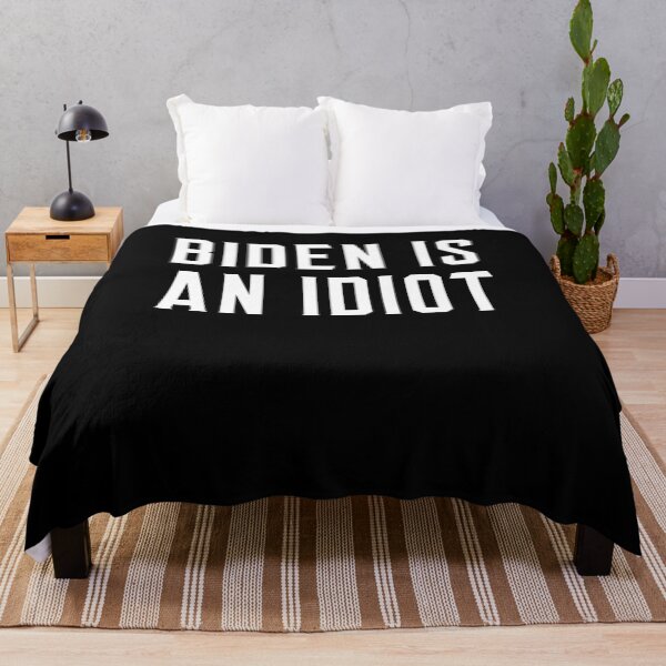 Artikelvorschau, Biden ist ein Idiot Shirt, Humor Satire Biden Shirt, Republikaner Shirt, lustige Anti-Demokrat Shirt, Anti Biden Shirt, Fuck Biden, Impeach Biden, Trump Shirt entworfen und verkauft von aymob.