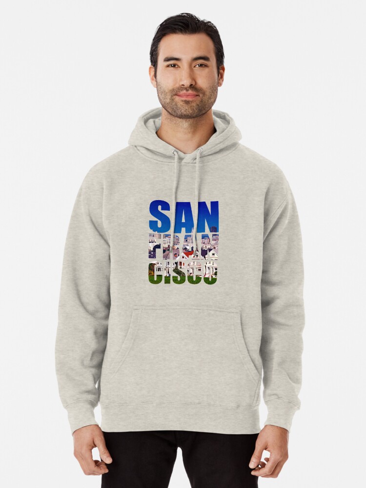 Alternate view of San Francisco, Painted Ladies Pullover Hoodie