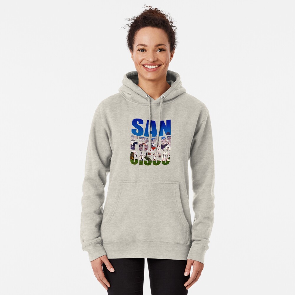 San Francisco, Painted Ladies Pullover Hoodie