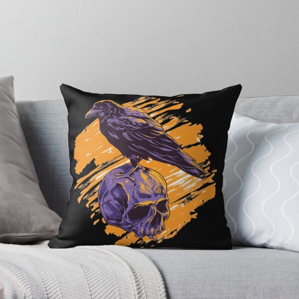 Item preview, crow and skull designed and sold by bisly.