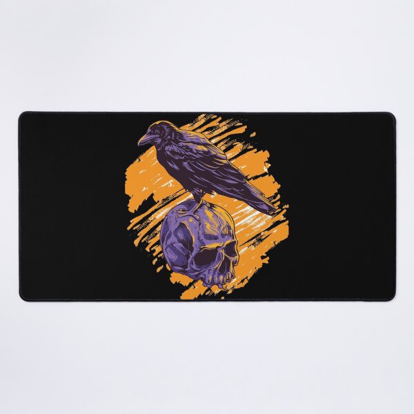 Item preview, crow and skull designed and sold by bisly.