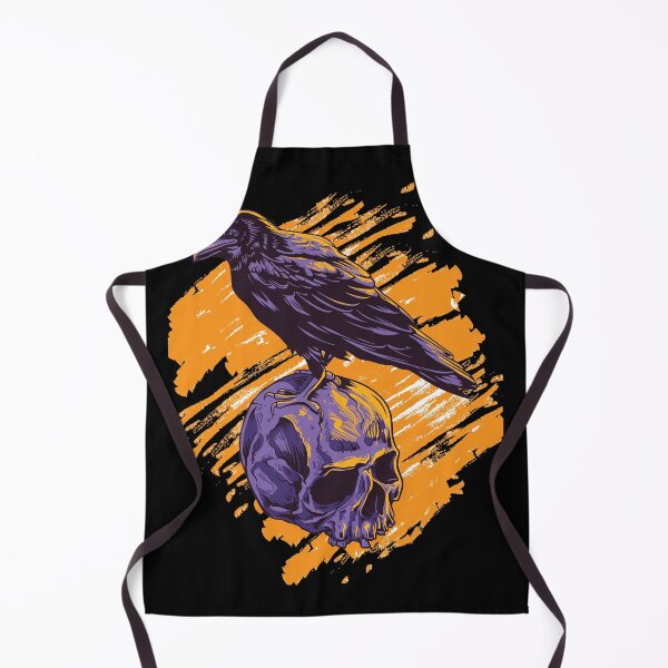 Item preview, crow and skull designed and sold by bisly.