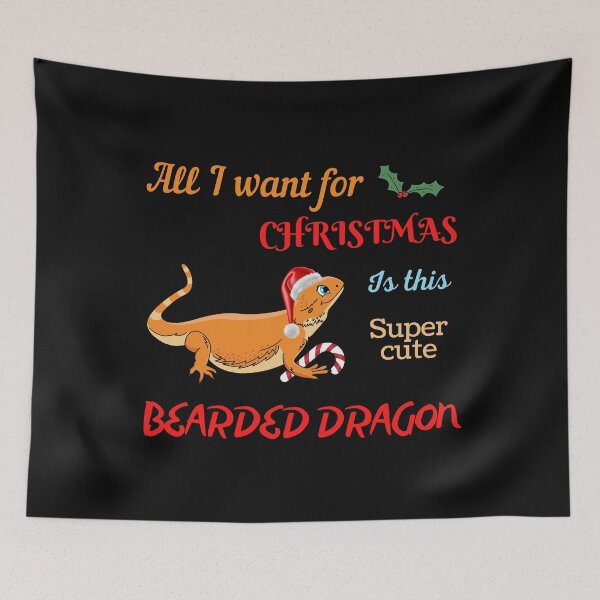 Item preview, Bearded Dragon for Christmas for reptile lovers.. designed and sold by Rrrainbow.