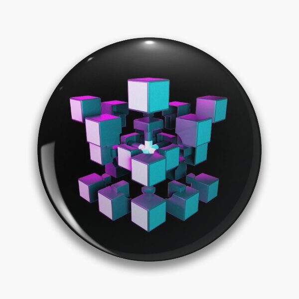 Item preview, Exploded retro puzzle cube designed and sold by Pzuggler.