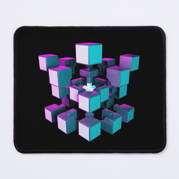 Item preview, Exploded retro puzzle cube designed and sold by Pzuggler.