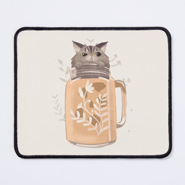 Item preview, Grumpy Kitty Cat Coffee Mason Jar Mug designed and sold by Pameloo.
