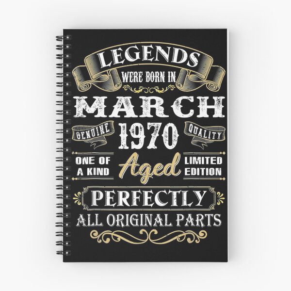 Item preview, Legends Were Born In March 1970 51st Birthday Gifts designed and sold by VickiZachary.