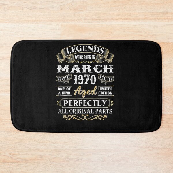 Item preview, Legends Were Born In March 1970 51st Birthday Gifts designed and sold by VickiZachary.