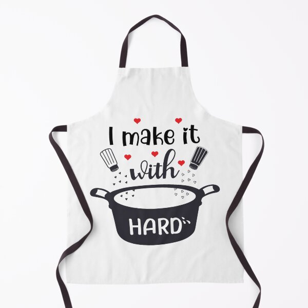 Item preview, make it with hard, make it with heart, funny word, funny design designed and sold by NineJuly.