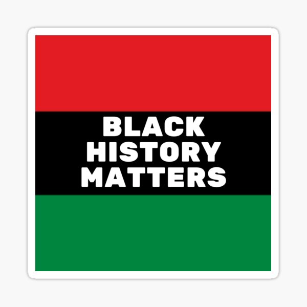 Red Black Green Design Sticker