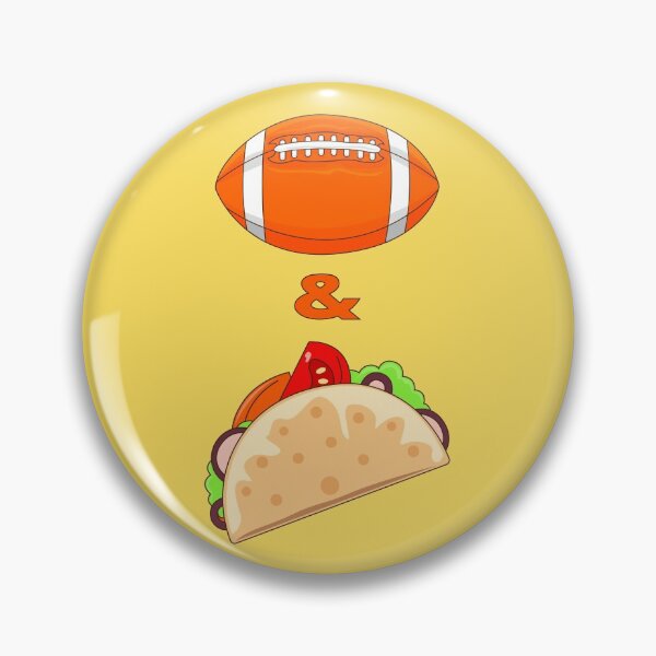 Item preview, American football and tacos lover gift, football and mexican food, sports and food, taco pattern designed and sold by SGS-.