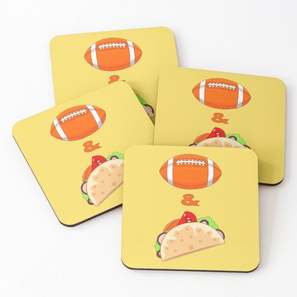 Item preview, American football and tacos lover gift, football and mexican food, sports and food, taco pattern designed and sold by SGS-.