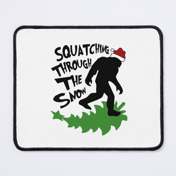 Item preview, Squatching Throw The Snow Christmas Bigfoot Santa Xmas  designed and sold by Dolphin Graphic.