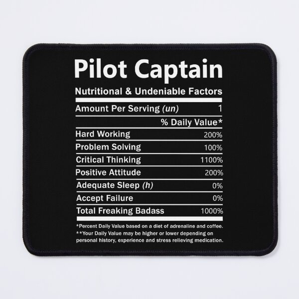 Item preview, Pilot Captain T Shirt - Nutritional and Undeniable Factors Gift Item Tee designed and sold by oslandefren.