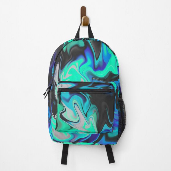 Item preview, Eclectic Blue Liquid Abstract Swirl designed and sold by Quoppidou.