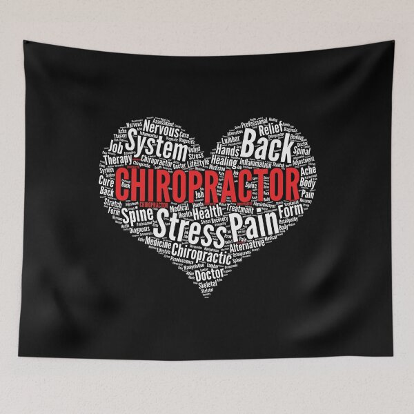 Item preview, Chiropractor Heart Shape Word Cloud Design Chiropractic product designed and sold by theodoros20.
