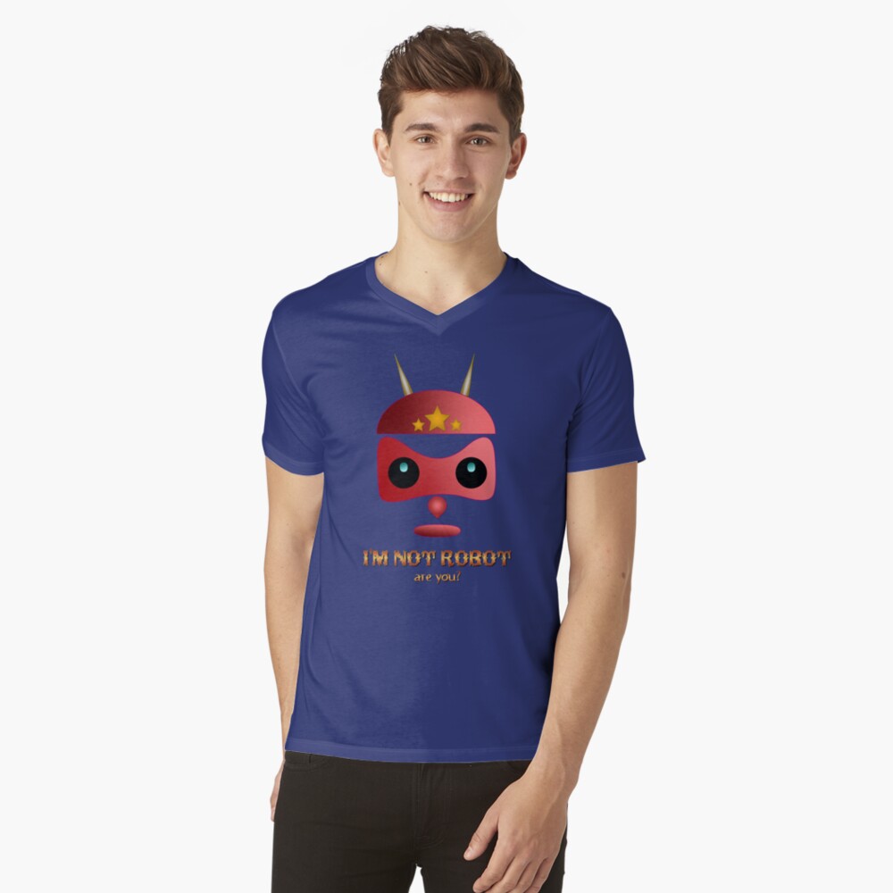 Item preview, V-Neck T-Shirt designed and sold by VkScript.