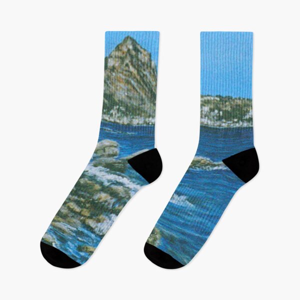 Item preview, MONTGO AND JAVEA, SPAIN, VIEWED FROM THE SEA designed and sold by Mackenzie Moulton International Artist .