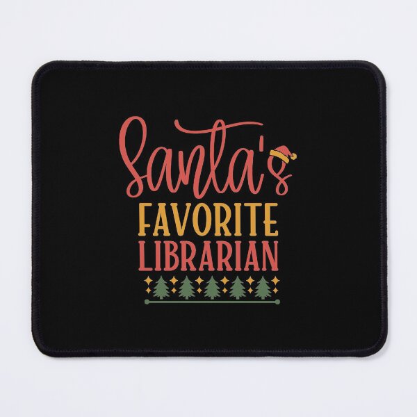 Item preview, Santas Favorite Librarian designed and sold by CozyGraphicShop.