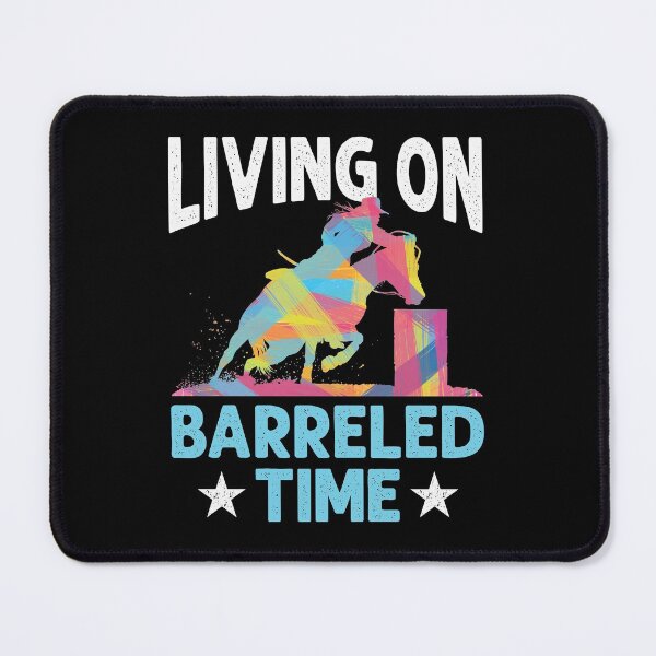 Item preview, Funny Barrel Racing Living on Barreled Time designed and sold by jaygo.
