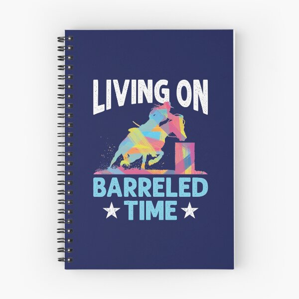 Item preview, Funny Barrel Racing Living on Barreled Time designed and sold by jaygo.