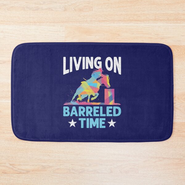 Item preview, Funny Barrel Racing Living on Barreled Time designed and sold by jaygo.