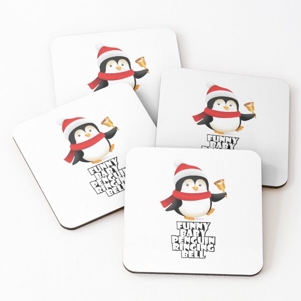 Item preview, funny baby penguin ringing bell designed and sold by SkillDesigner.