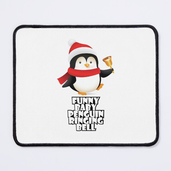 Item preview, funny baby penguin ringing bell designed and sold by SkillDesigner.
