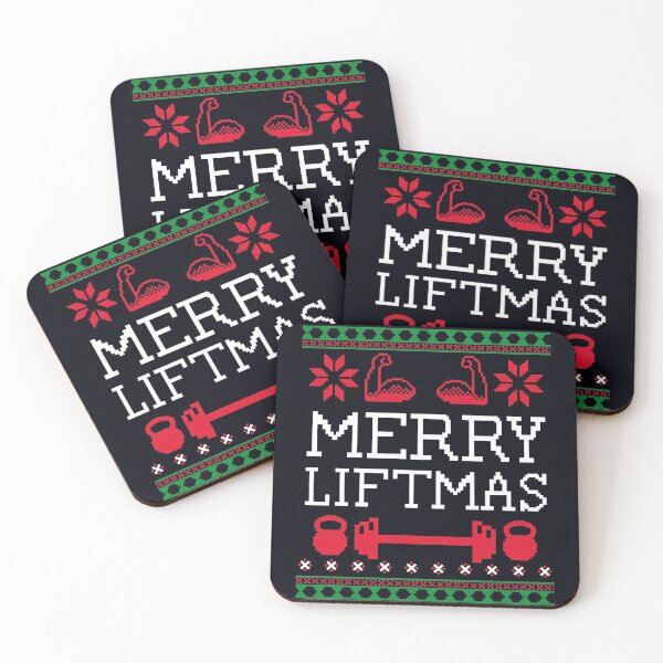 Item preview, Merry Liftmas - Fun Gym Workout, LIfting Ugly Festive Design designed and sold by madtoyman.