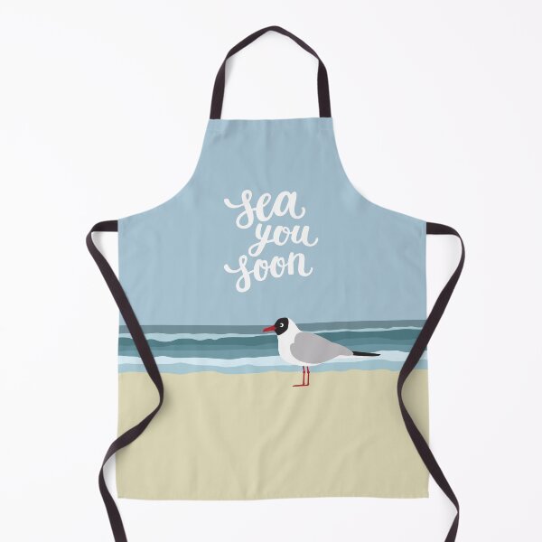 Item preview, Sea you soon cute seagull by the sea designed and sold by Darina Gulbina.