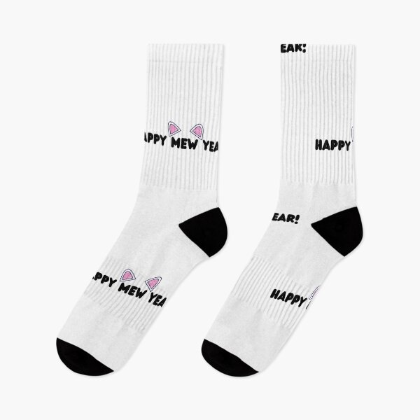 Item preview, Happy Mew Year - Cute Pink Cat Ear designed and sold by Avani01.
