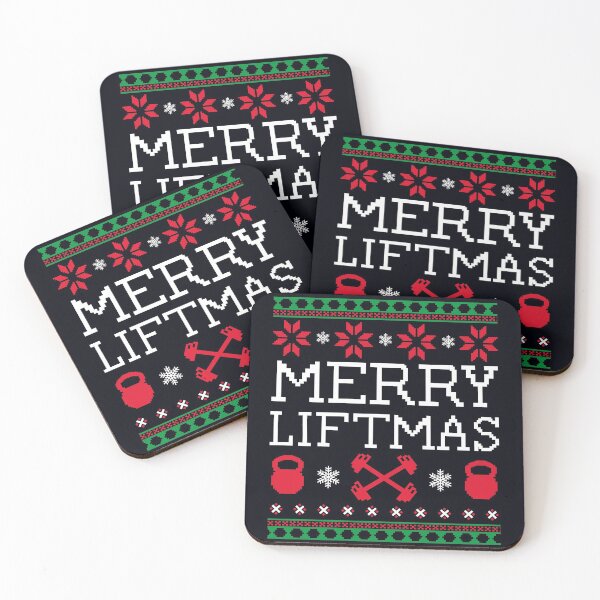 Item preview, Merry Liftmas - Fun Gym Working LIfting Ugly Festive Design designed and sold by madtoyman.