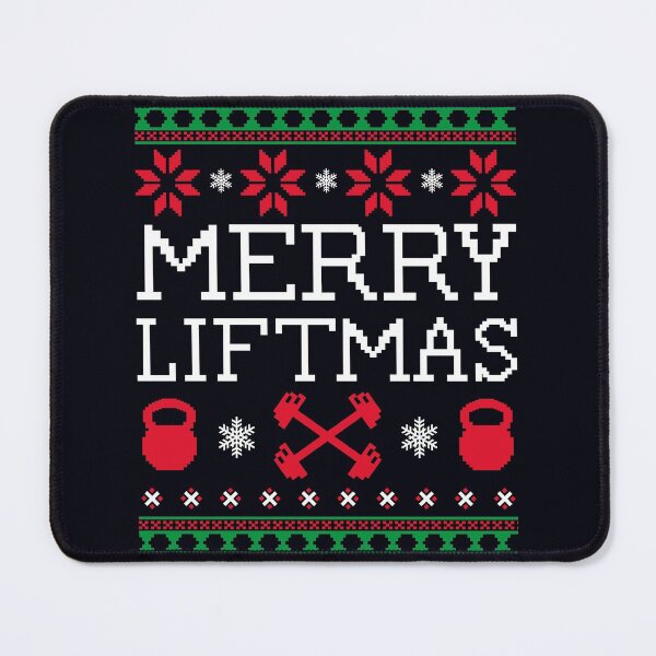 Item preview, Merry Liftmas - Fun Gym Working LIfting Ugly Festive Design designed and sold by madtoyman.
