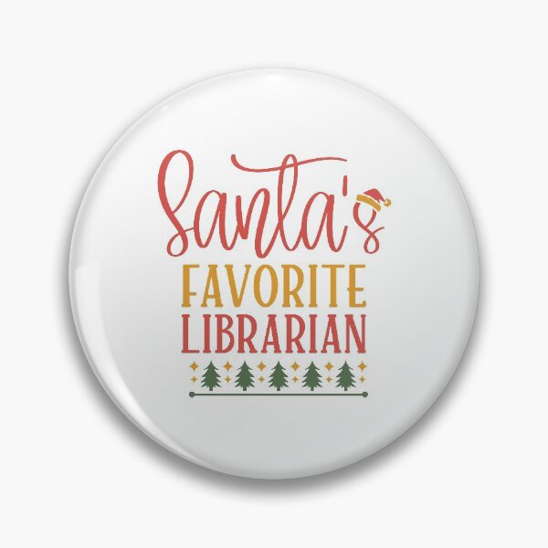 Item preview, Santas Favorite Librarian designed and sold by CozyGraphicShop.