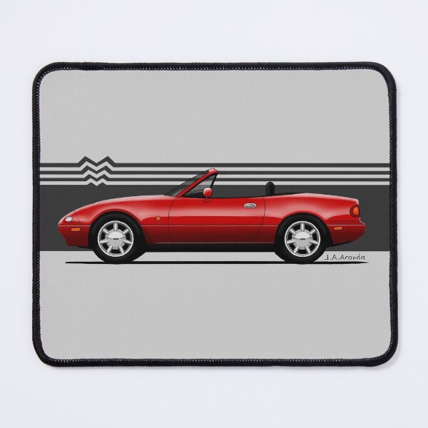 Item preview, red NA roadster convertible classic sports car designed and sold by designjaag.