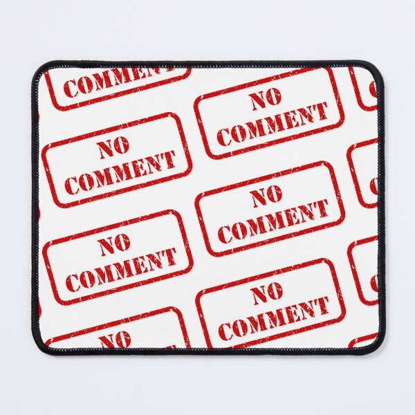 Item preview, No comment stamp designed and sold by THP Creative.