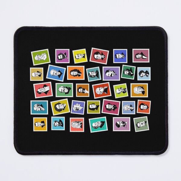 Item preview, 32 graphic portraits of the greatest composers on stamps (color poster) designed and sold by Irina Ivanova.