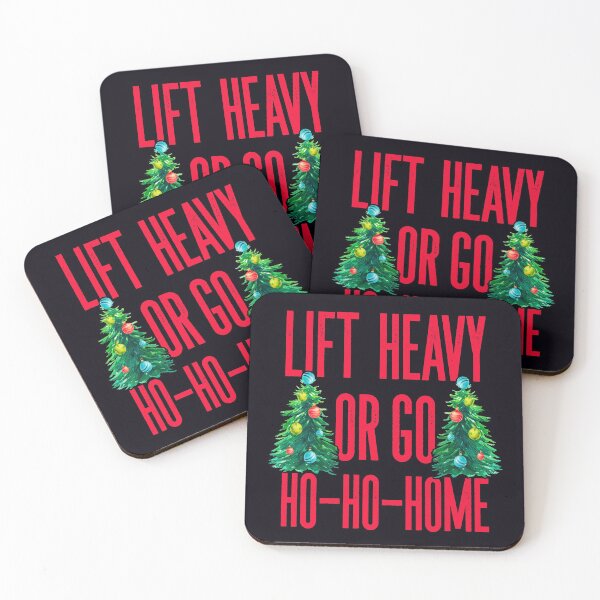 Item preview, Lift Heavy Or Go Ho-Ho-Home - Fun Gym Workout Ugly Festive Design designed and sold by madtoyman.