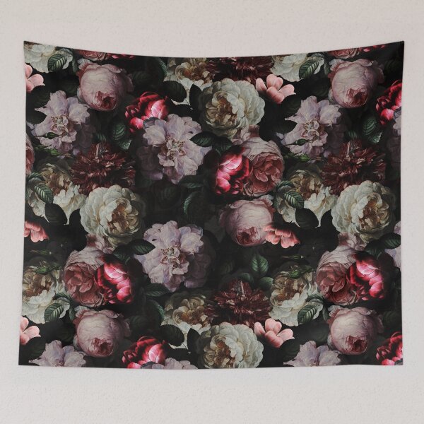Item preview, Antique Baroque Night Roses Botanical Night Garden Nightgarden designed and sold by UtArt.